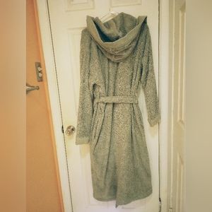 Hooded Organic Cotton Bathrobe